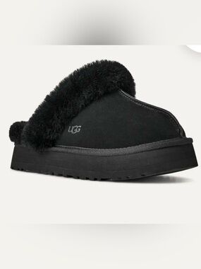 UGG Disquette Women's Black Slippers Size 10